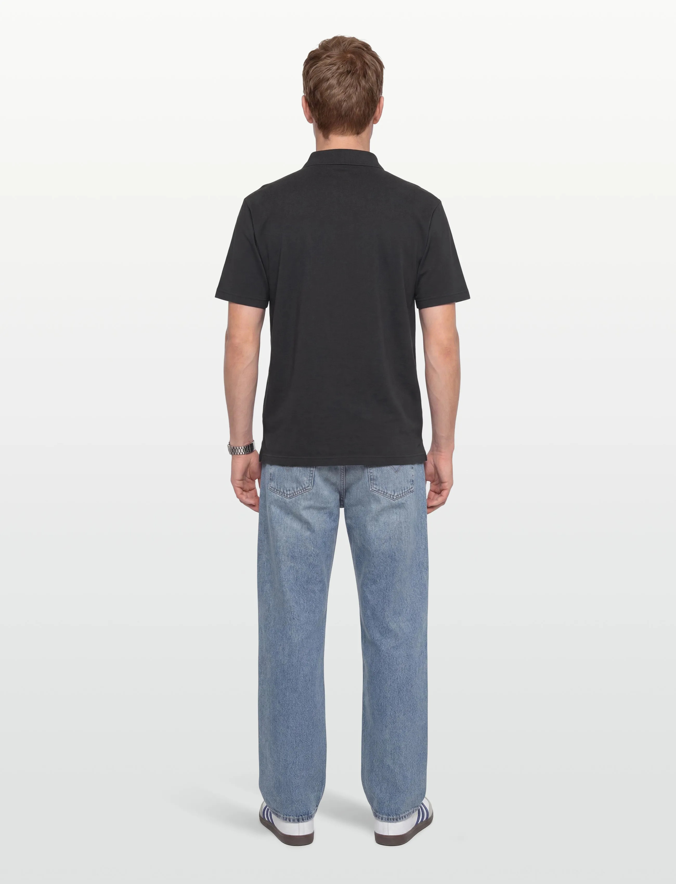 BOSS - Pe__Dye - kortærmede poloer - black - 4