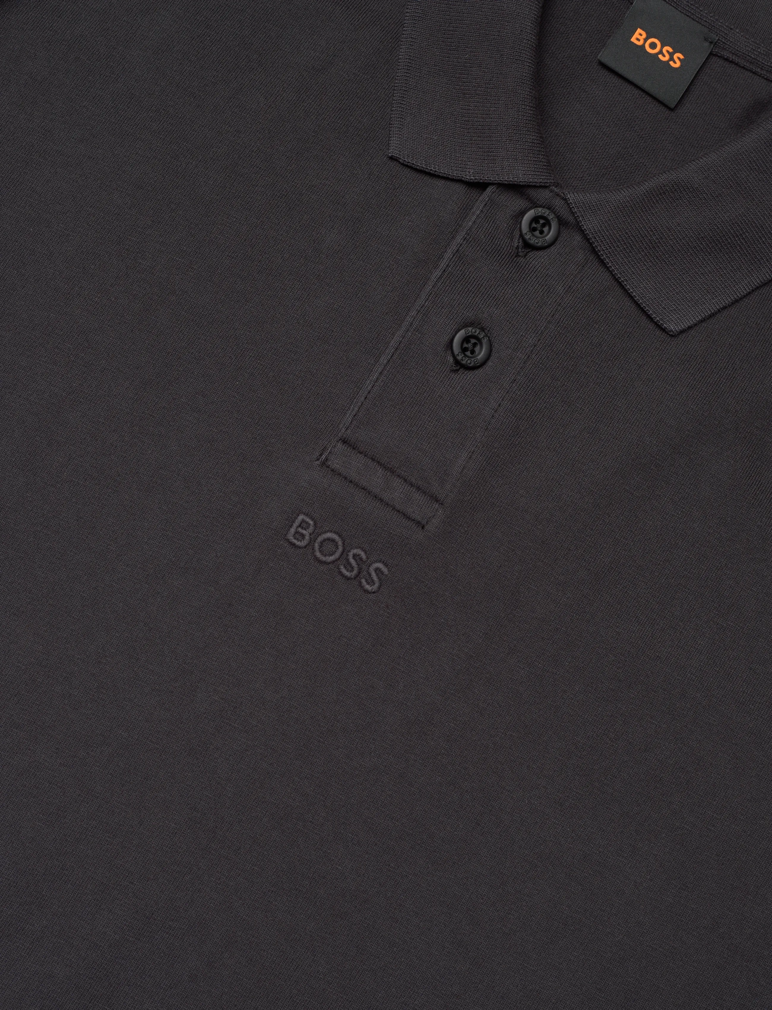 BOSS - Pe__Dye - kurzärmelig - black - 2