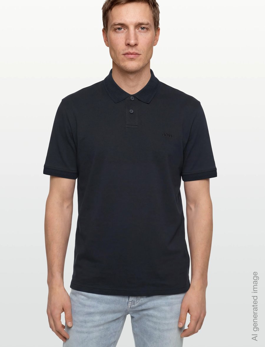 BOSS - Pe_Interlock - kurzärmelig - dark blue - 3