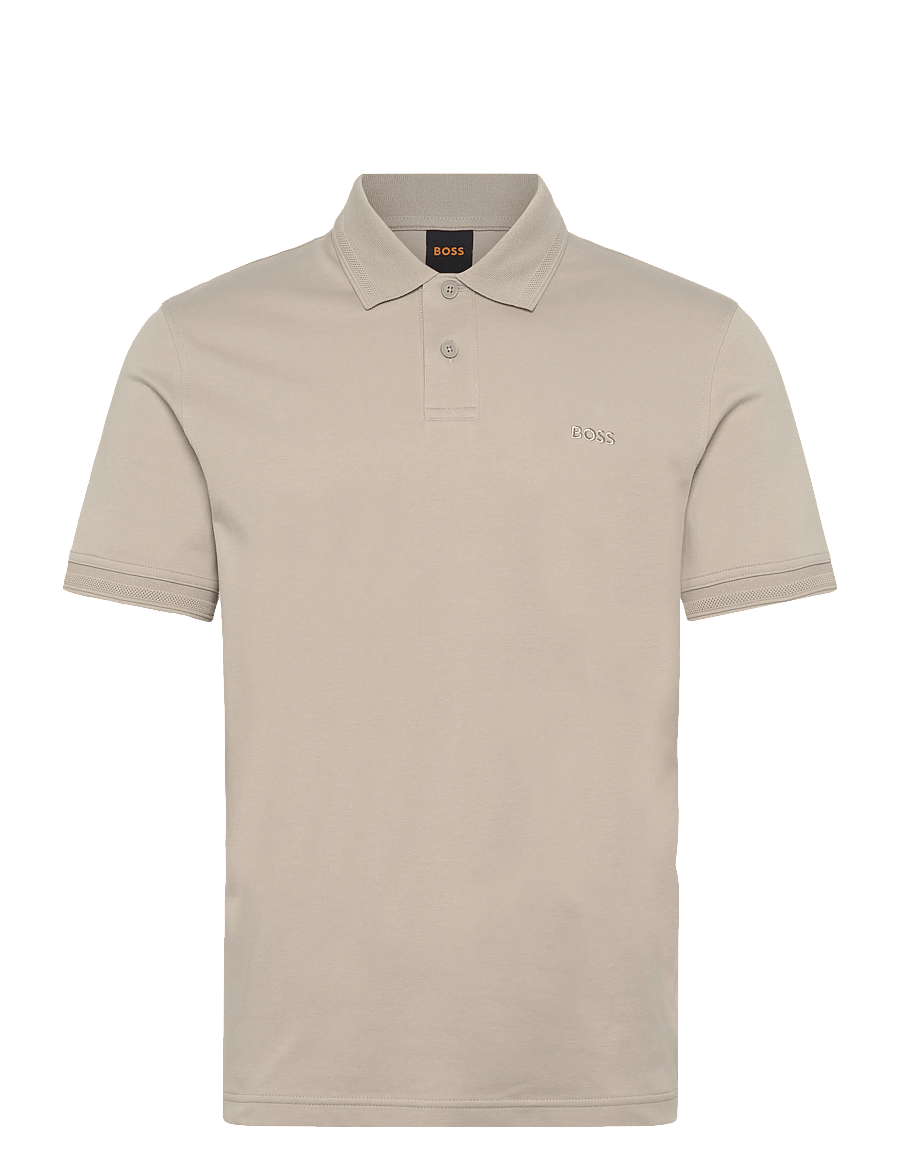 BOSS - Pe_Interlock - kurzärmelig - open grey - 1