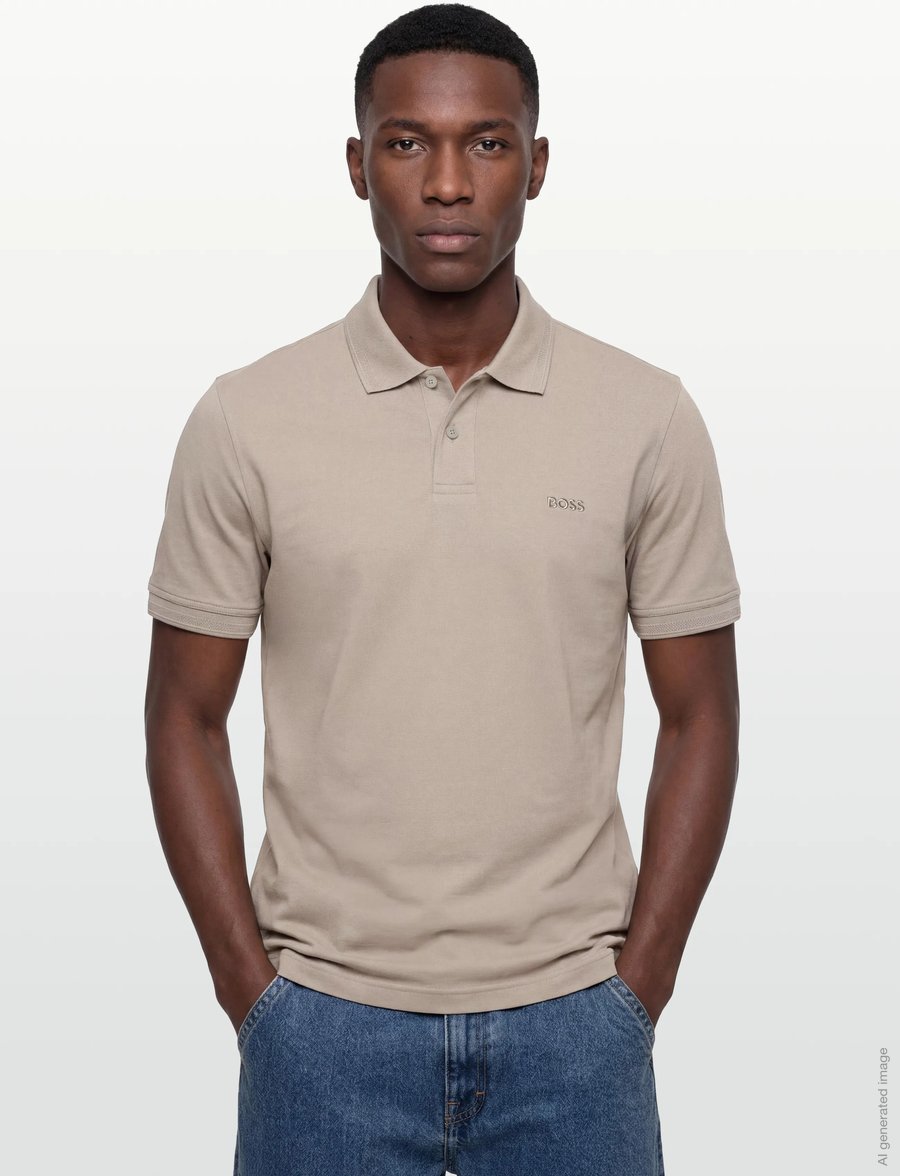 BOSS - Pe_Interlock - kurzärmelig - open grey - 3