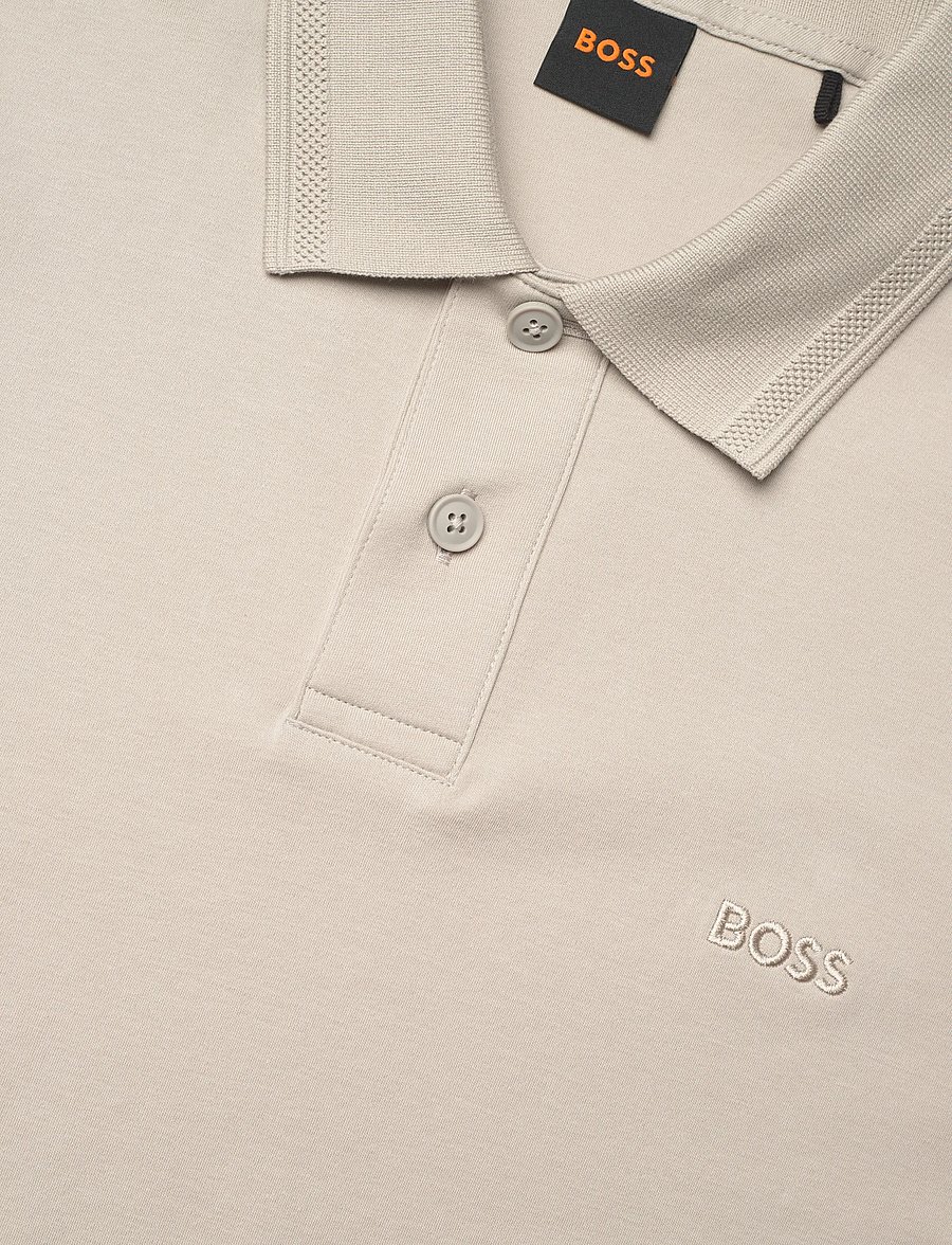 BOSS - Pe_Interlock - kurzärmelig - open grey - 5