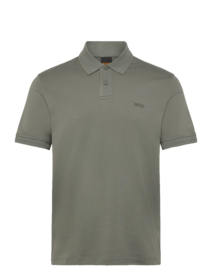 BOSS - Pe_Interlock - kurzärmelig - open grey - 1