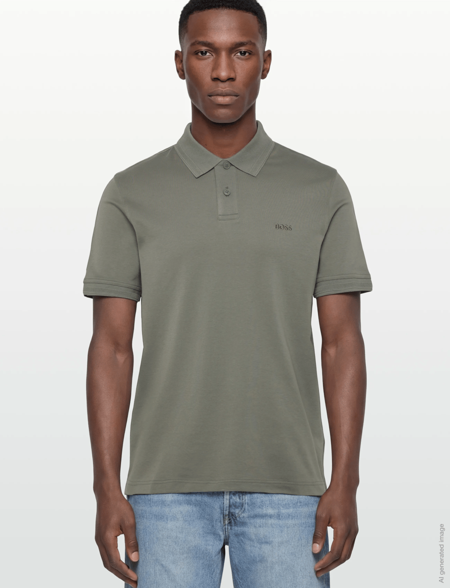 BOSS - Pe_Interlock - kurzärmelig - open grey - 3