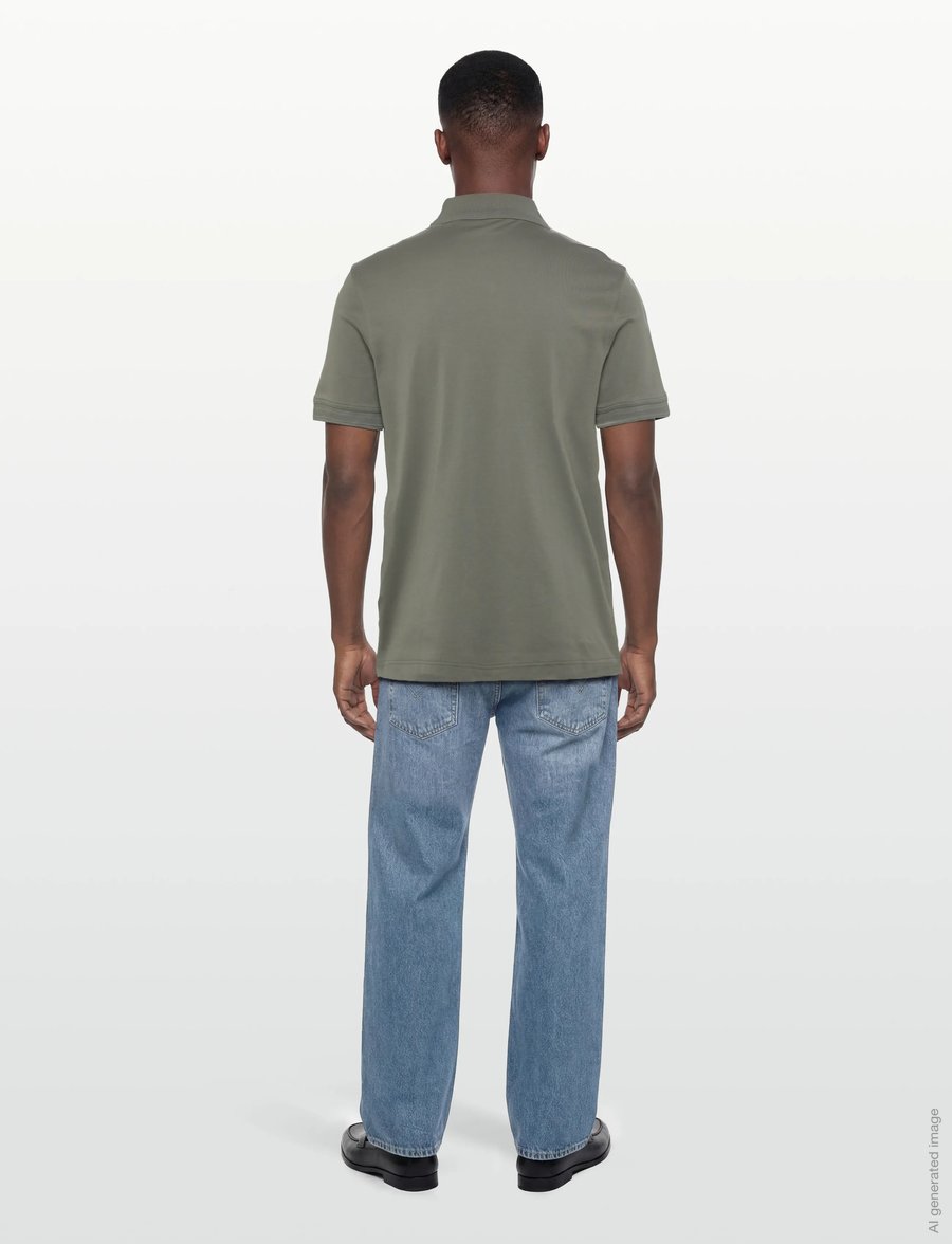 BOSS - Pe_Interlock - kurzärmelig - open grey - 4