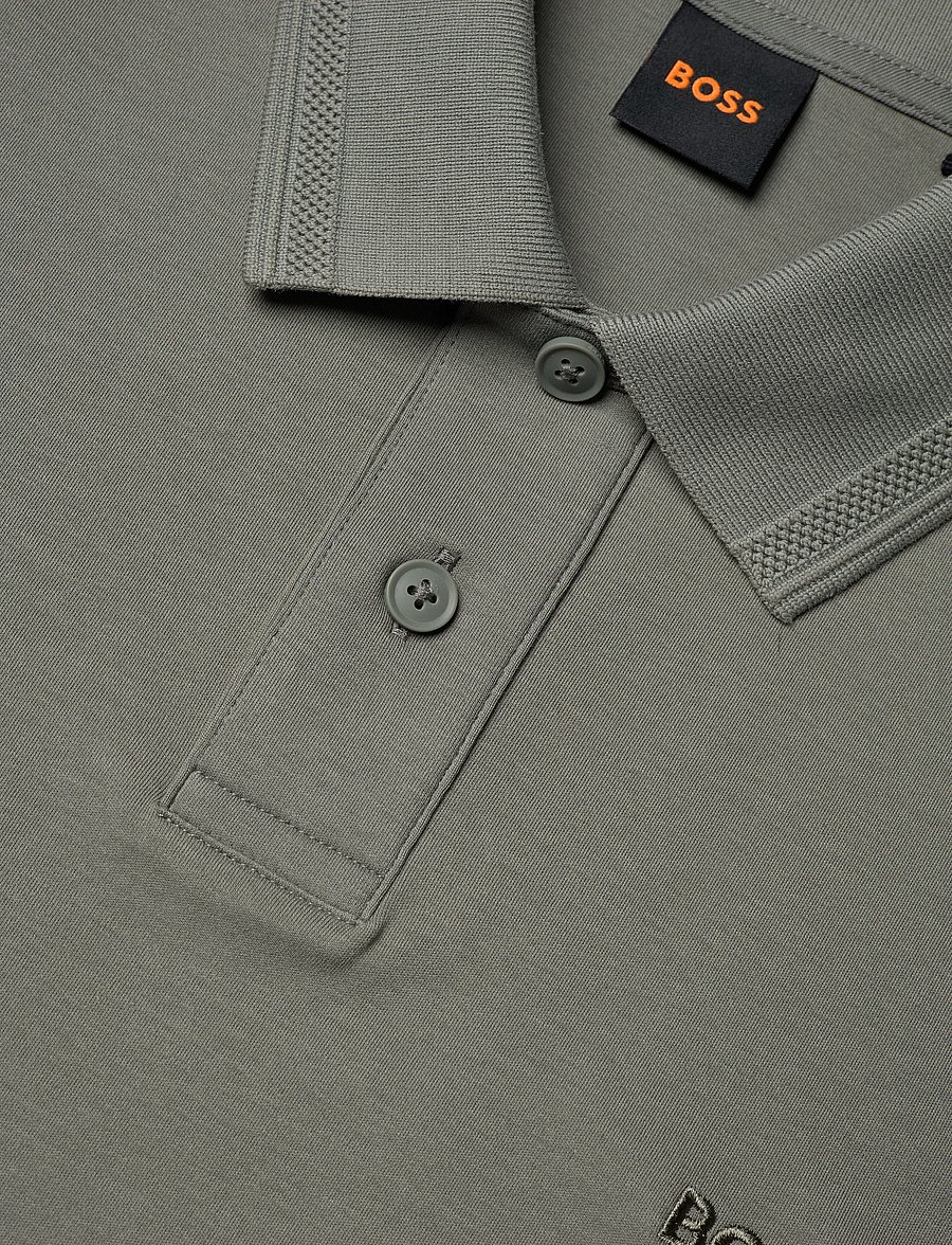 BOSS - Pe_Interlock - kurzärmelig - open grey - 5