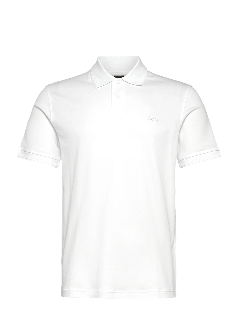BOSS - Pe_Interlock - kurzärmelig - white - 1