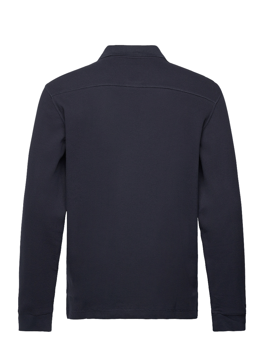 BOSS - Petempestolong - langärmelige gestrickte polohemden - dark blue - 1