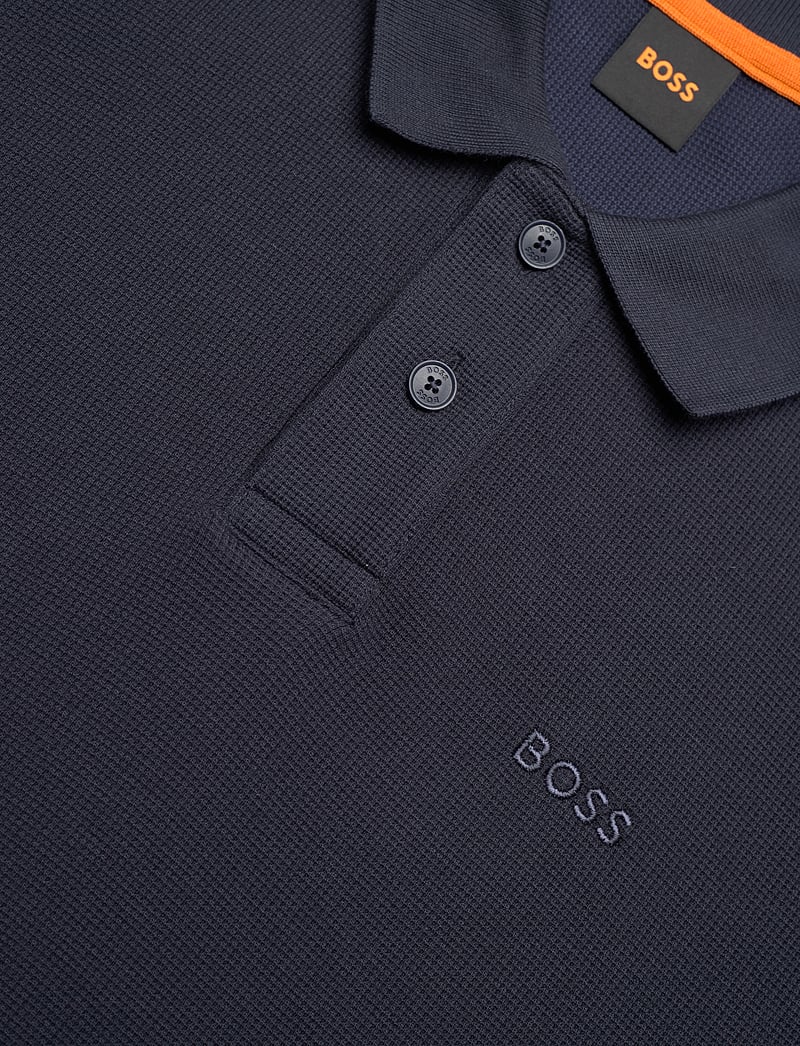BOSS - Petempestolong - long-sleeved knitted polos - dark blue - 2