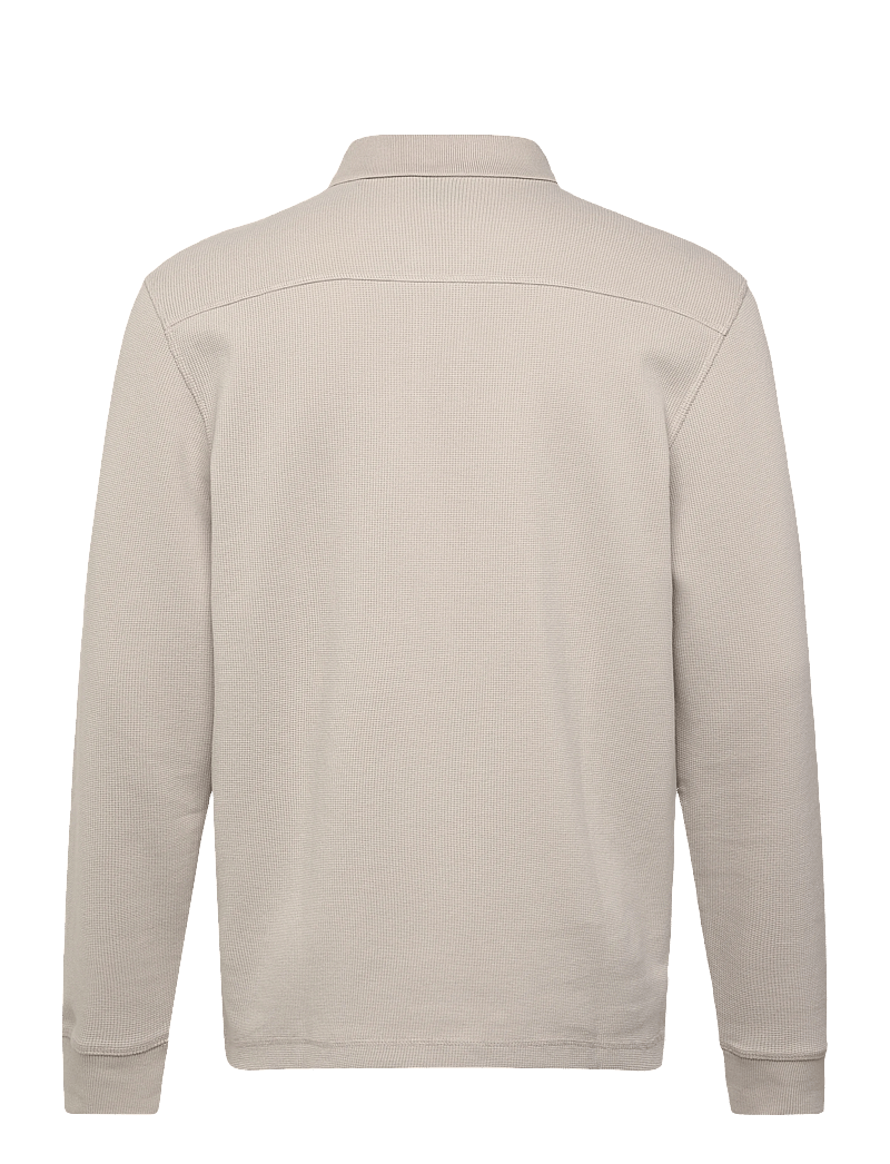 BOSS - Petempestolong - long-sleeved knitted polos - open grey - 1