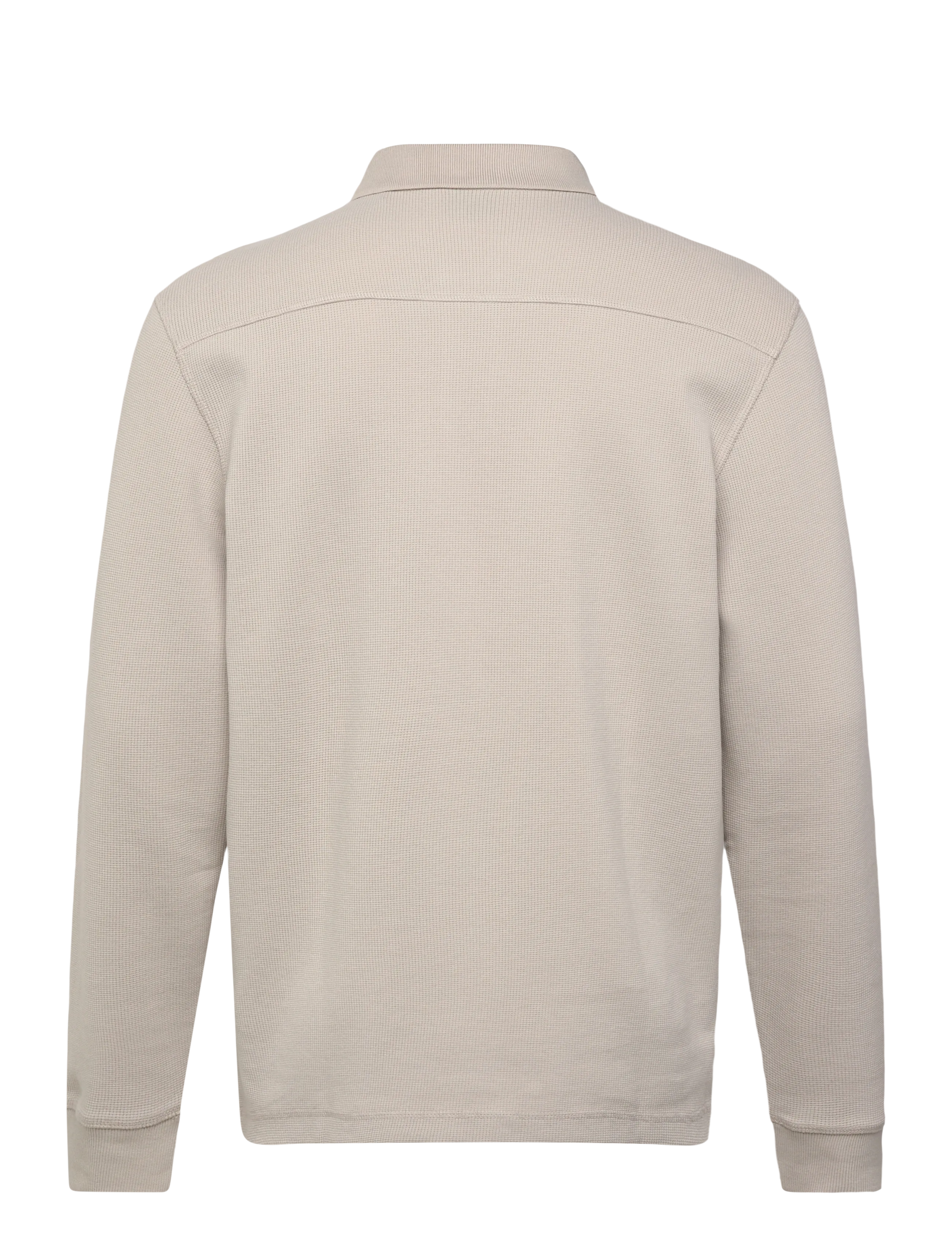 BOSS - Petempestolong - long-sleeved knitted polos - open grey - 2