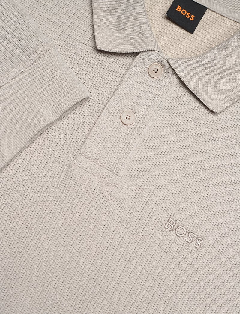 BOSS - Petempestolong - long-sleeved knitted polos - open grey - 2