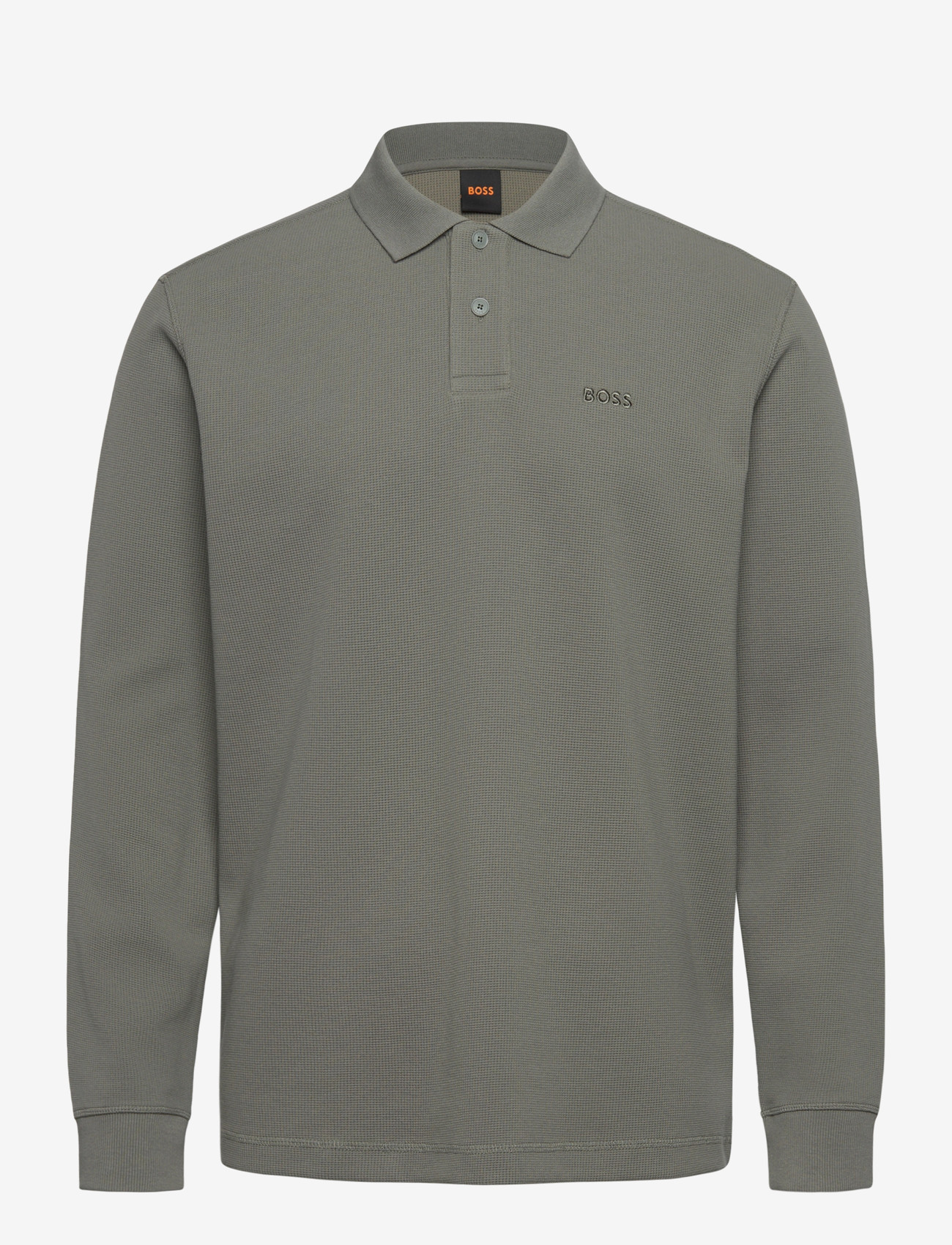 BOSS - Petempestolong - gestrickte polohemden - open grey - 0