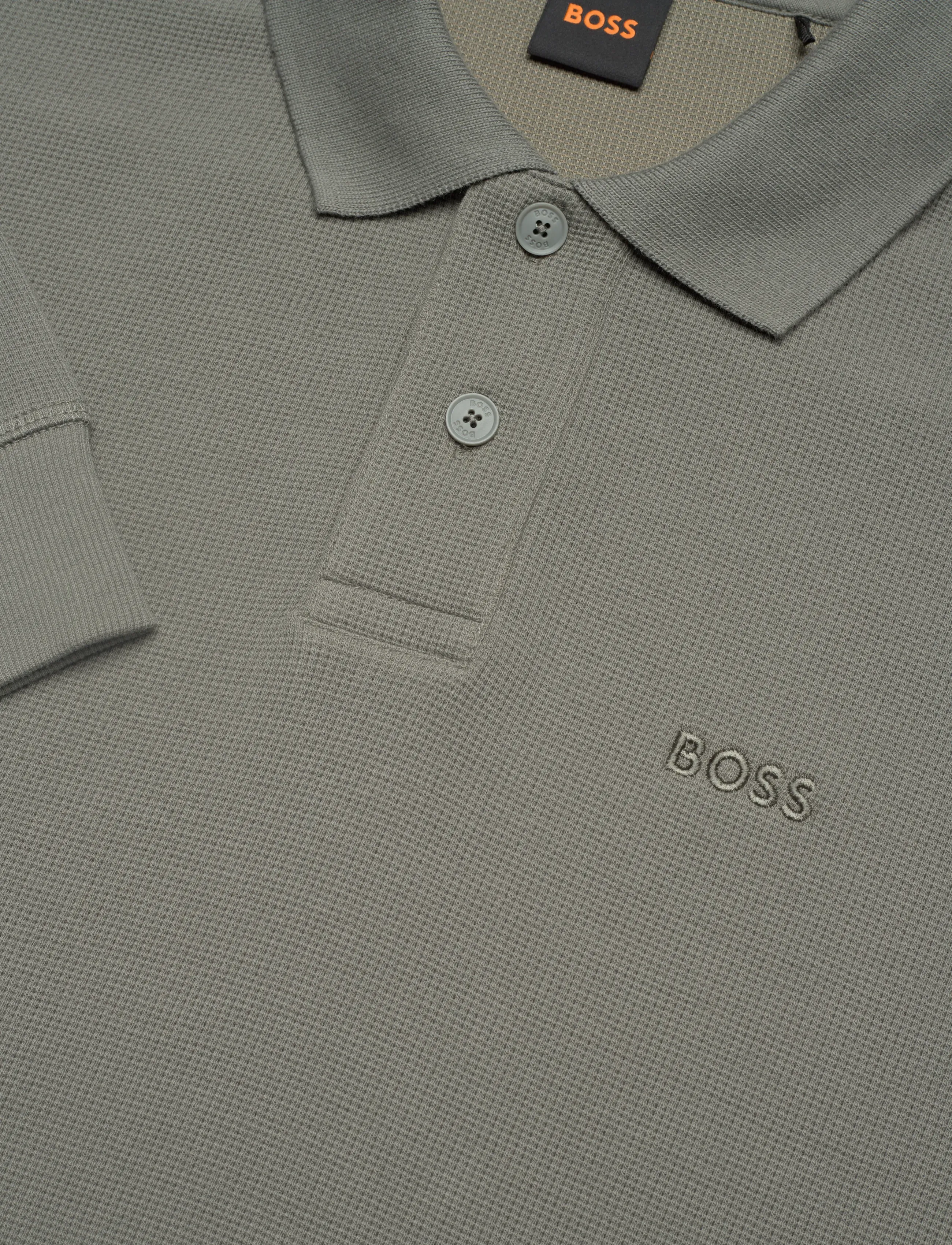 BOSS - Petempestolong - langärmelige gestrickte polohemden - open grey - 5