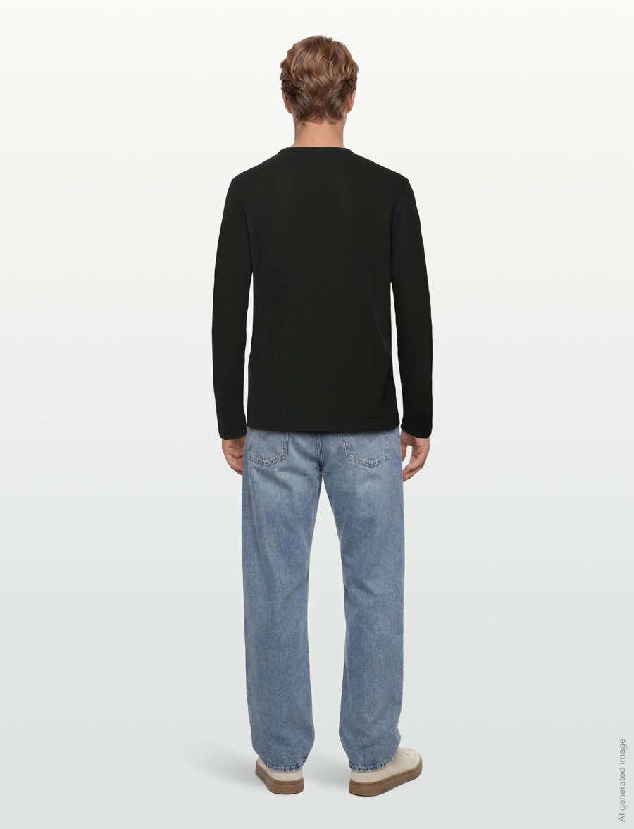 BOSS - Tempesto - pikkade varrukatega t-särgid - black - 4