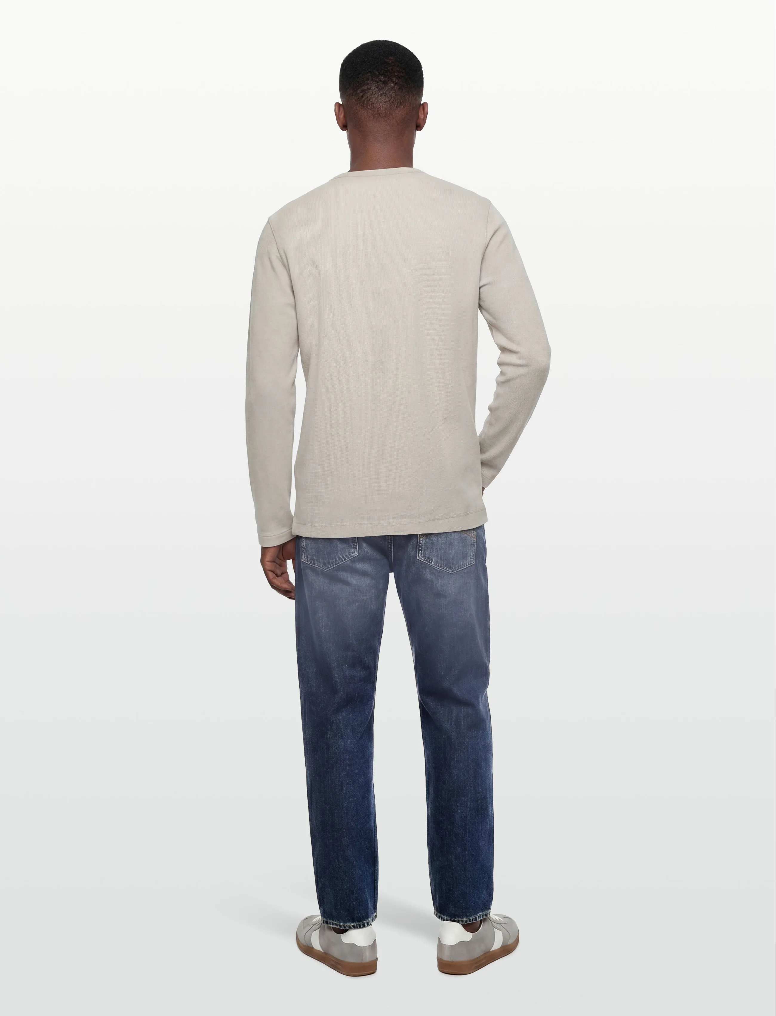 BOSS - Tempesto - långärmade t-shirts - open grey - 4