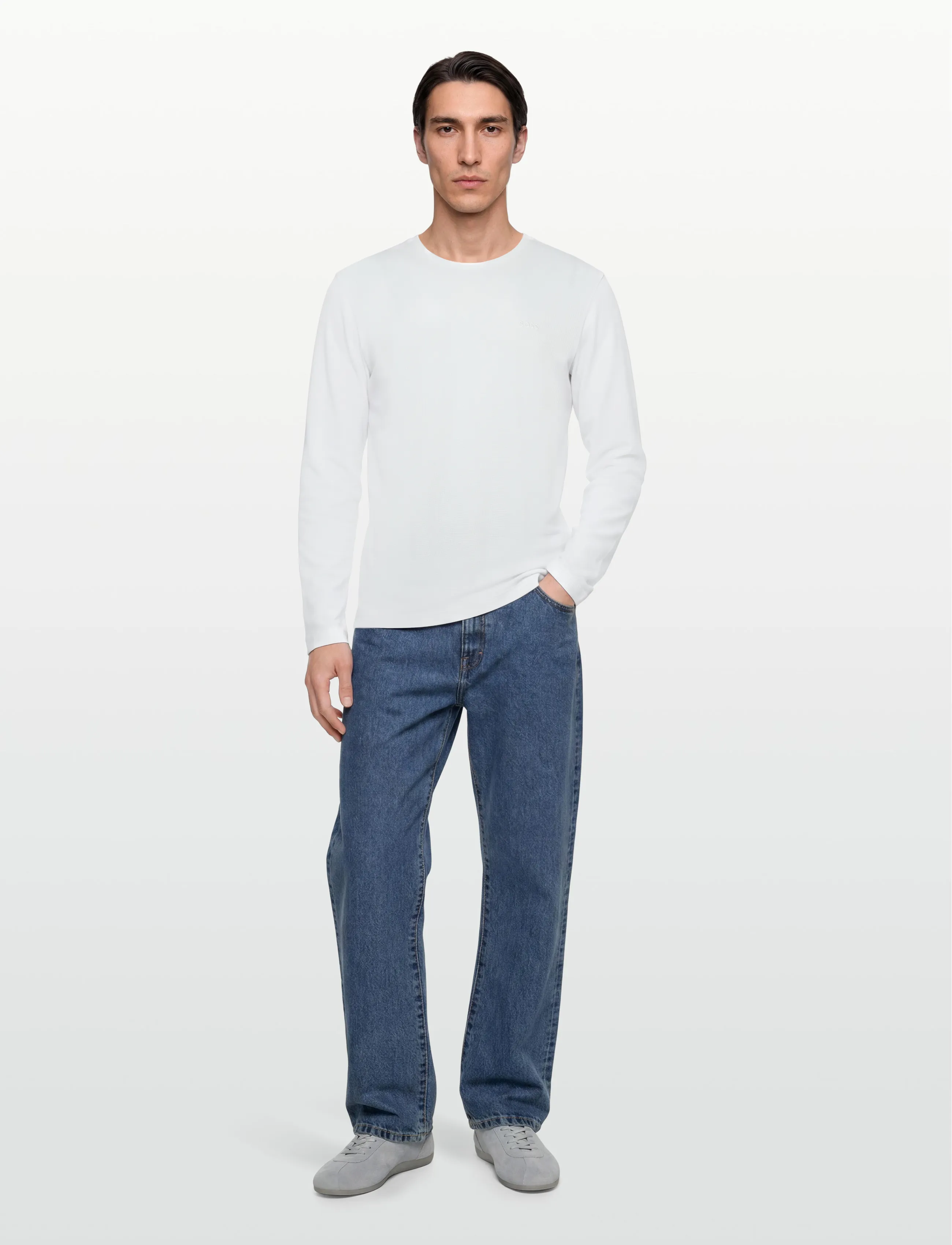 BOSS Tempesto - T-shirts - WHITE / white