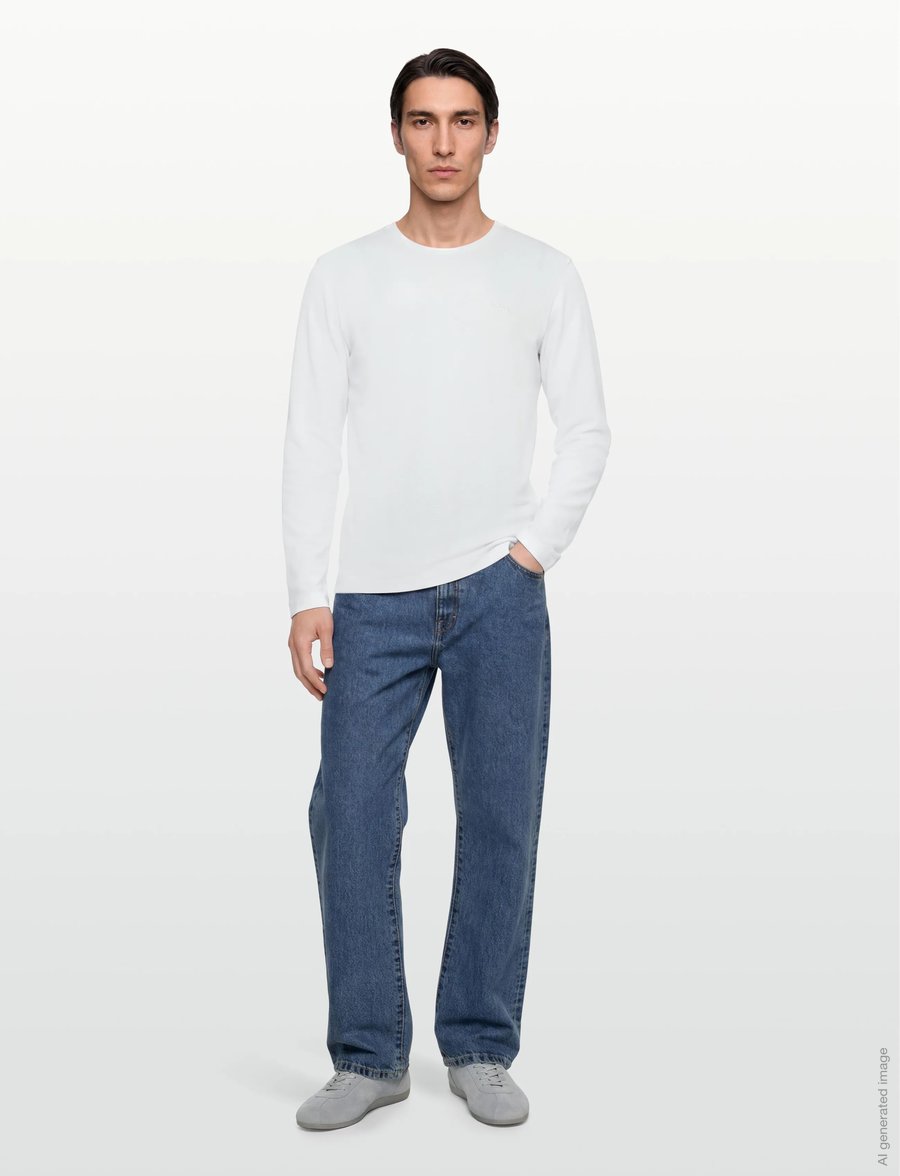 BOSS - Tempesto - langärmelige t-shirts - white - 0