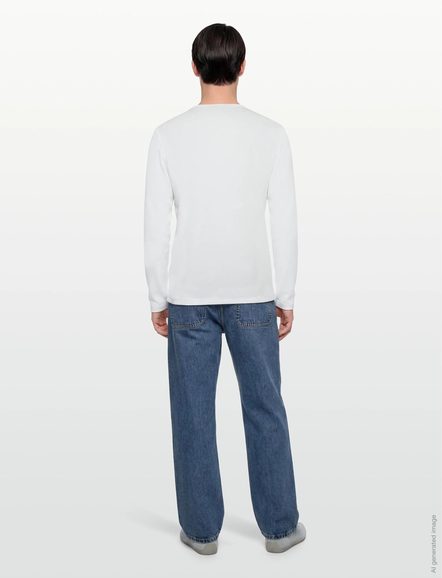 BOSS - Tempesto - langärmelige t-shirts - white - 4