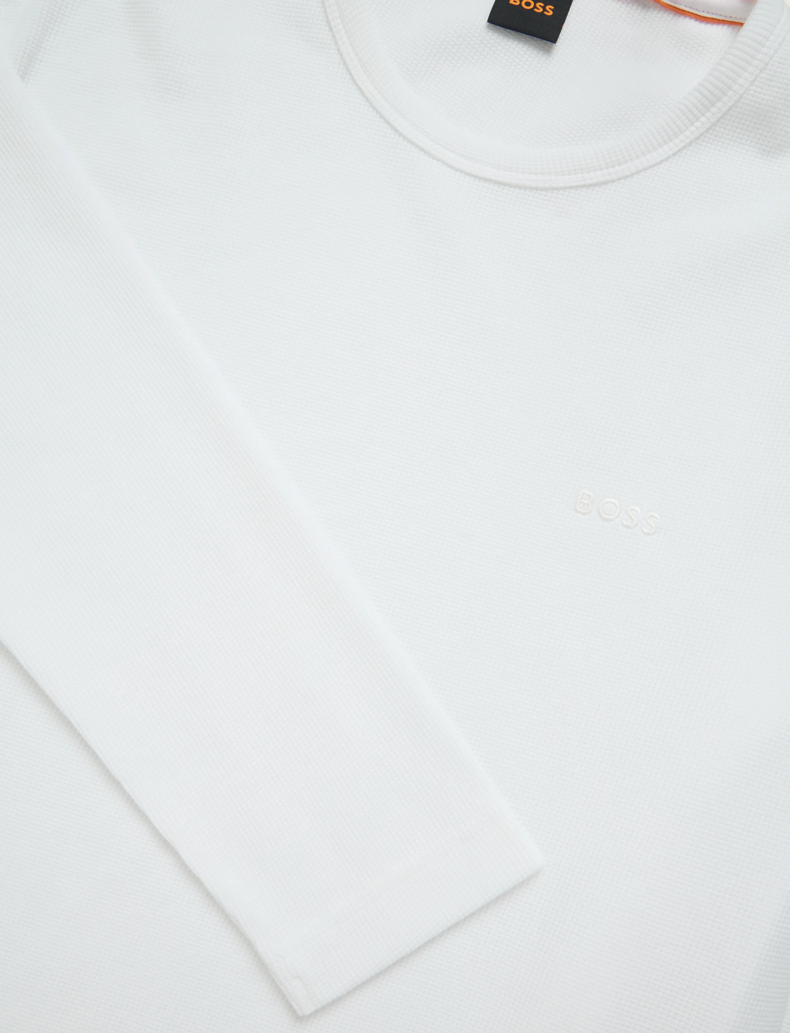 BOSS - Tempesto - long-sleeved t-shirts - white - 2