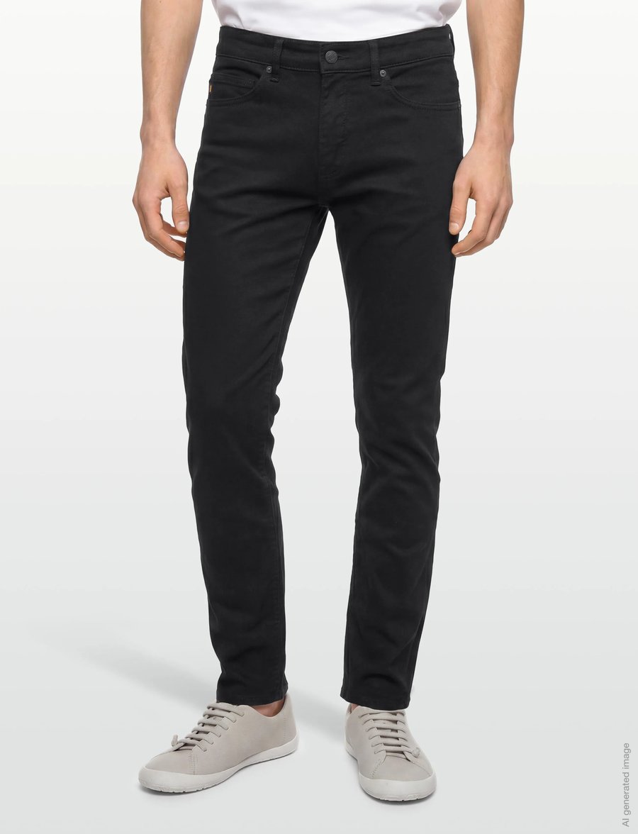 BOSS - DELAWARE BO - slim-fit jeans - black - 3