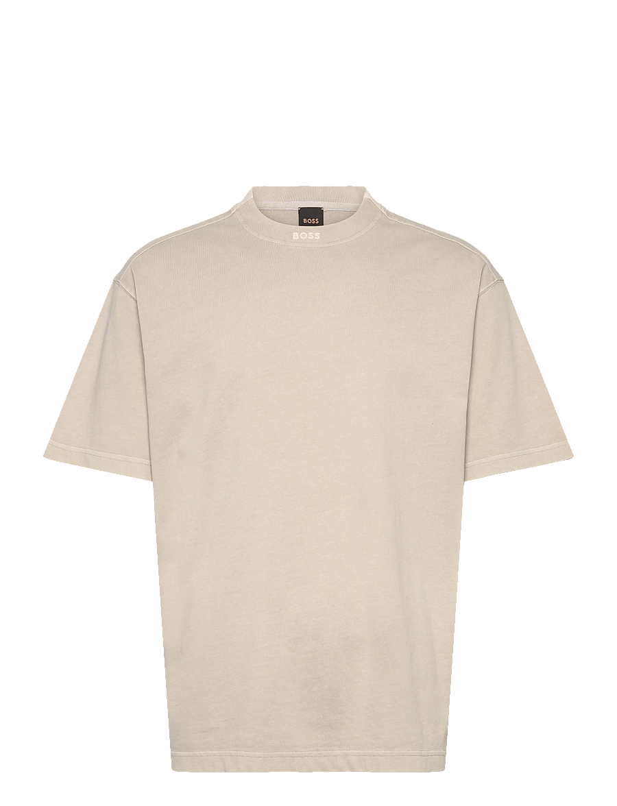 BOSS - Te_Dye_ - kurzärmelige t-shirts - light beige - 1