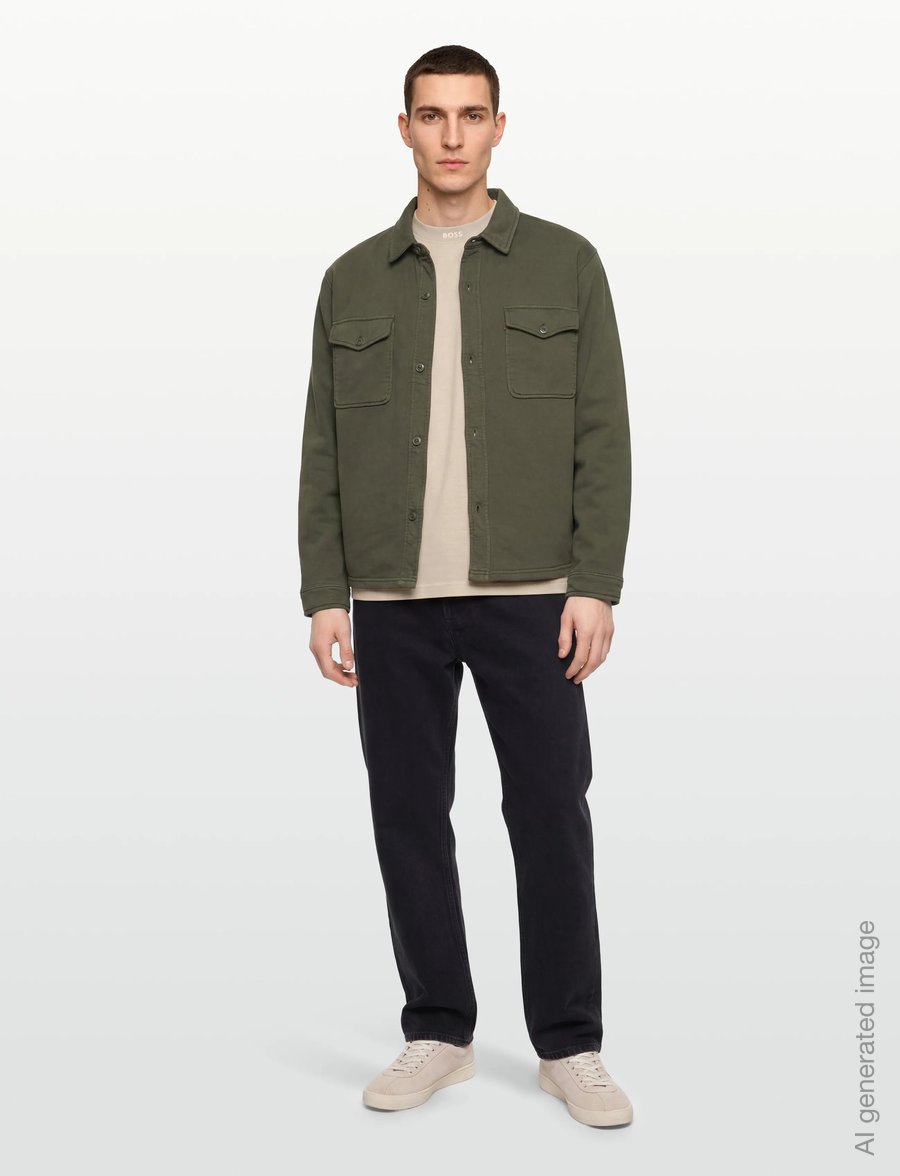 BOSS - Te_Dye_ - kurzärmelige t-shirts - light beige - 0