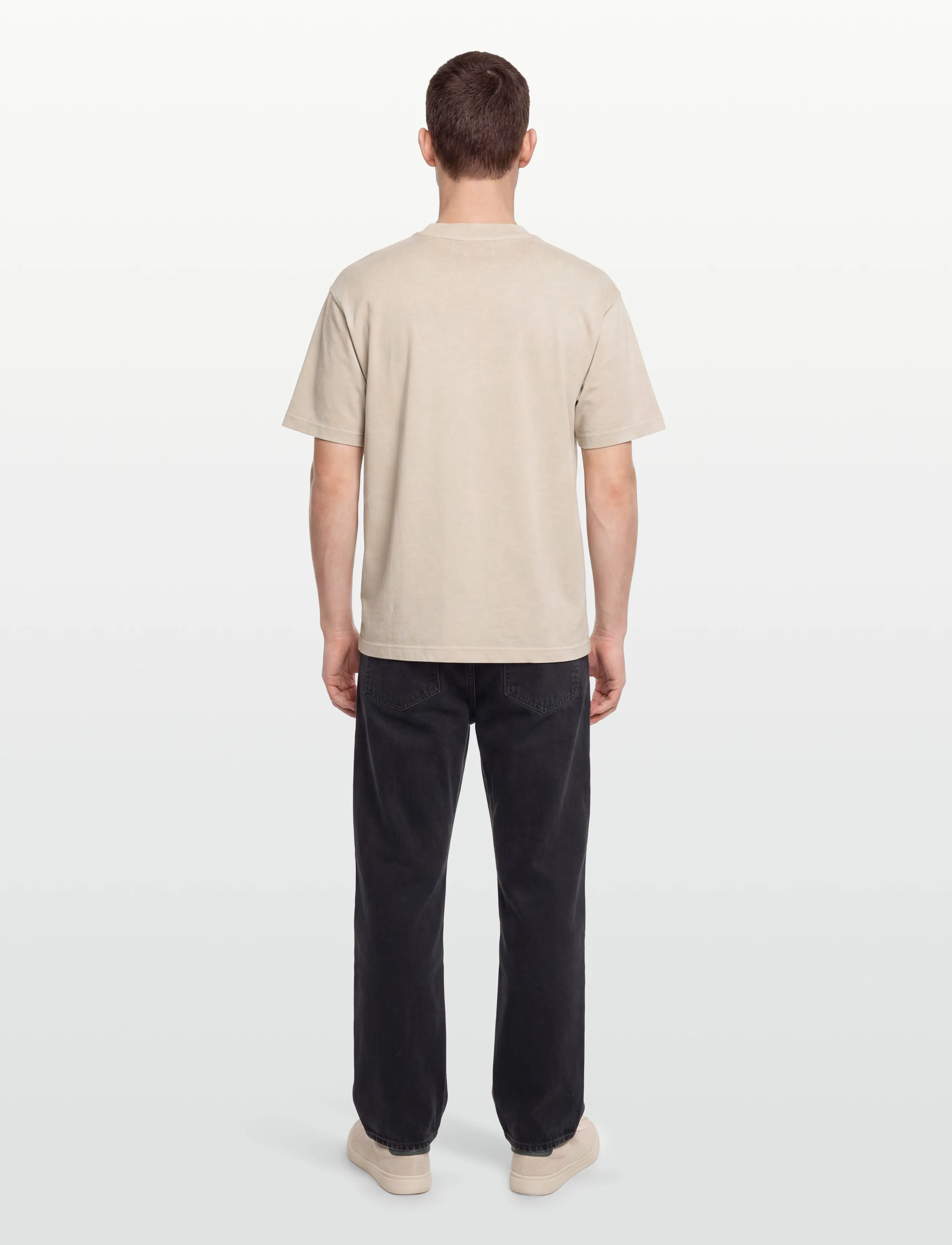 BOSS - Te_Dye_ - kurzärmelige - light beige - 4