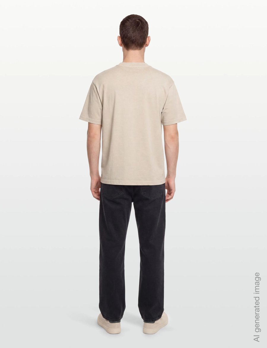 BOSS - Te_Dye_ - kurzärmelige t-shirts - light beige - 4