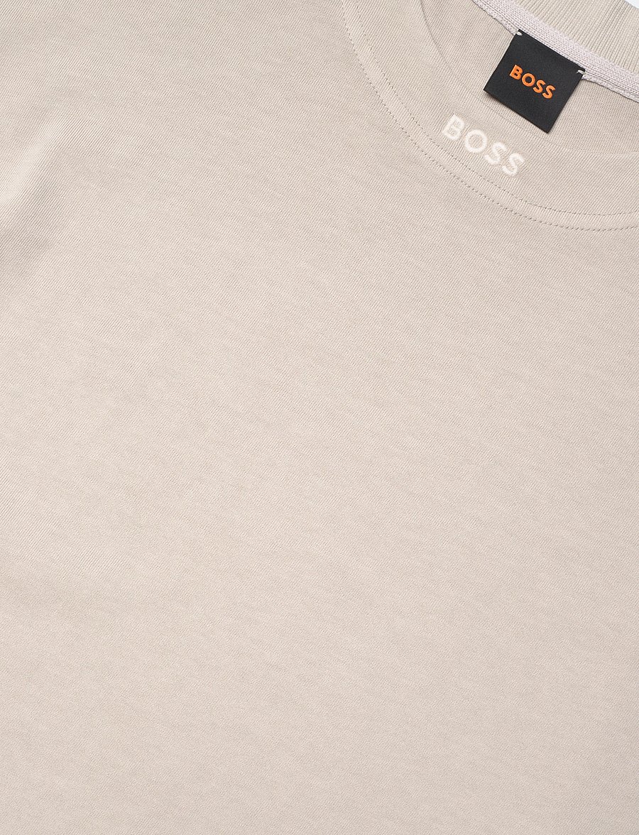 BOSS - Te_Dye_ - kurzärmelige t-shirts - light beige - 5
