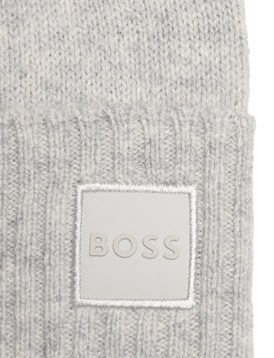 BOSS - Akaio_R_Hat - kootud mütsid - open grey - 2