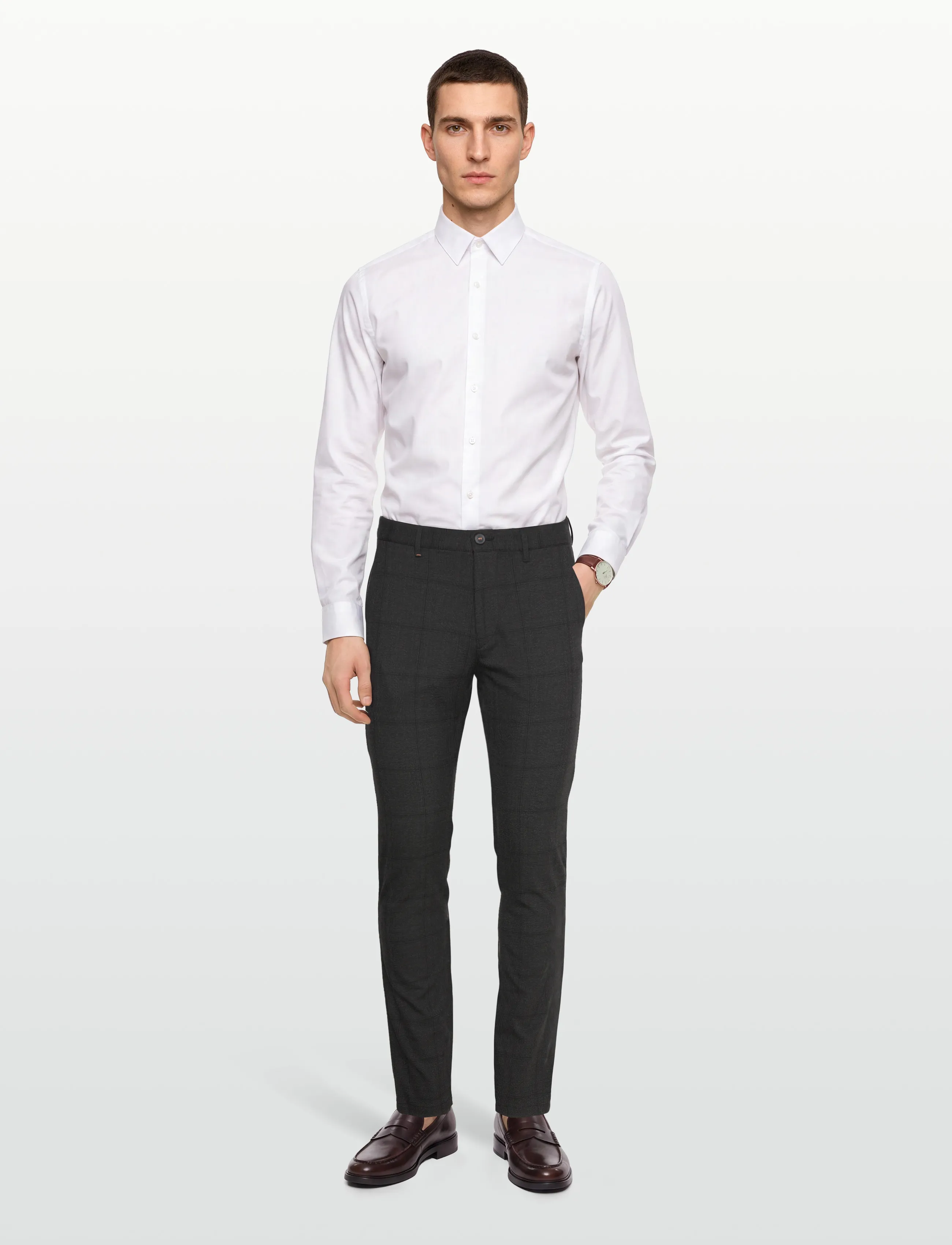 BOSS Chino_Slim, Mænd, Slim Fit Chino, Sort, Str: 30 x 34