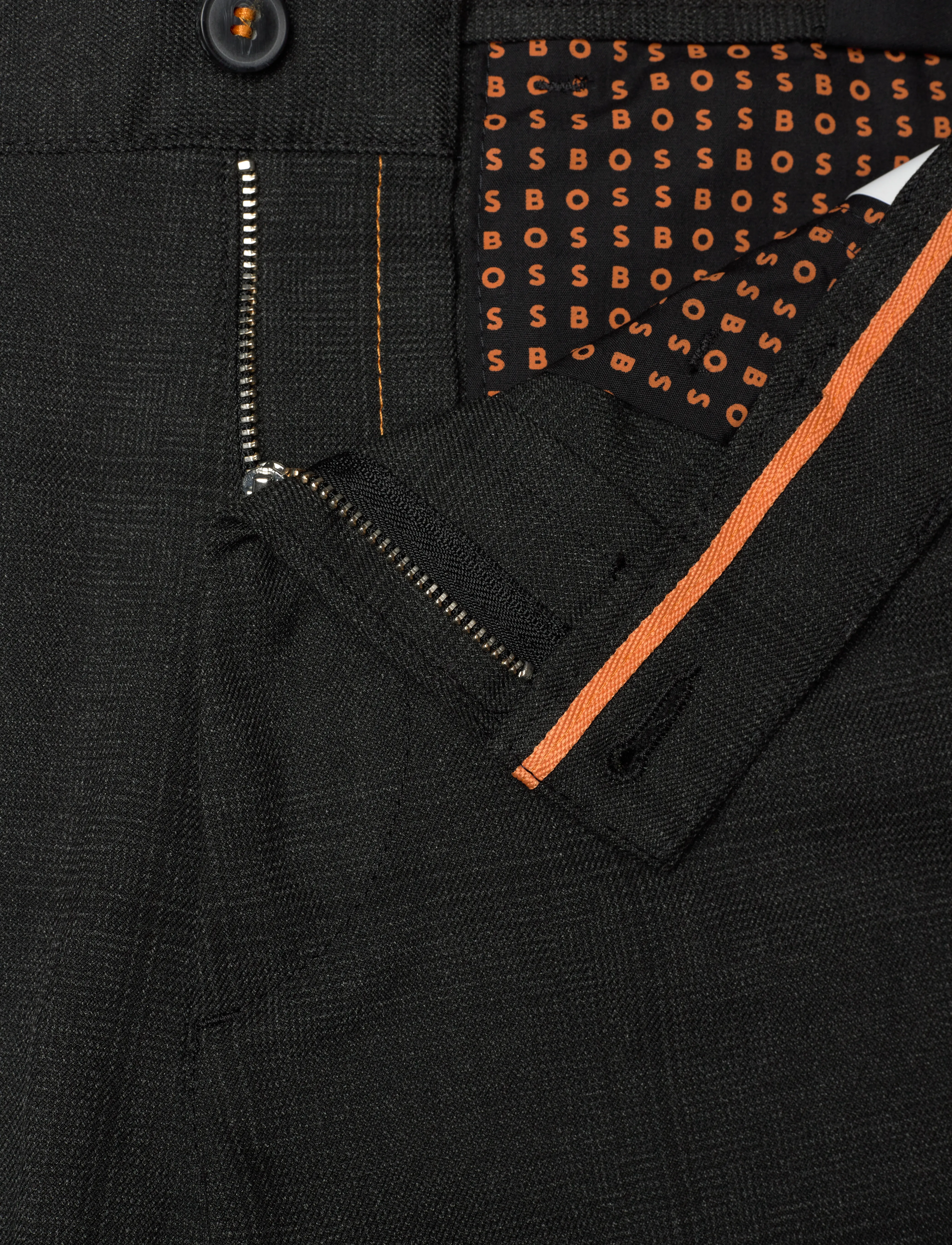 BOSS - Chino_slim - chinosy - black - 3