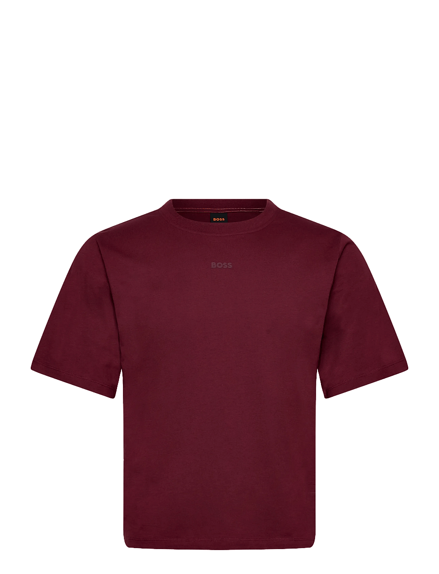 BOSS - C_Enis_Small_Logo - t-shirts - medium red - 0