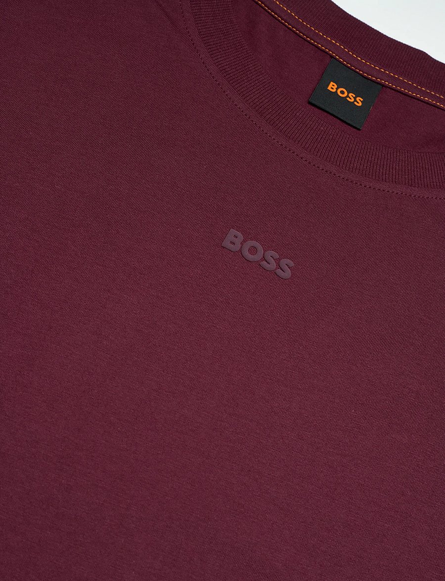 BOSS - C_Enis_Small_Logo - t-shirts - medium red - 2