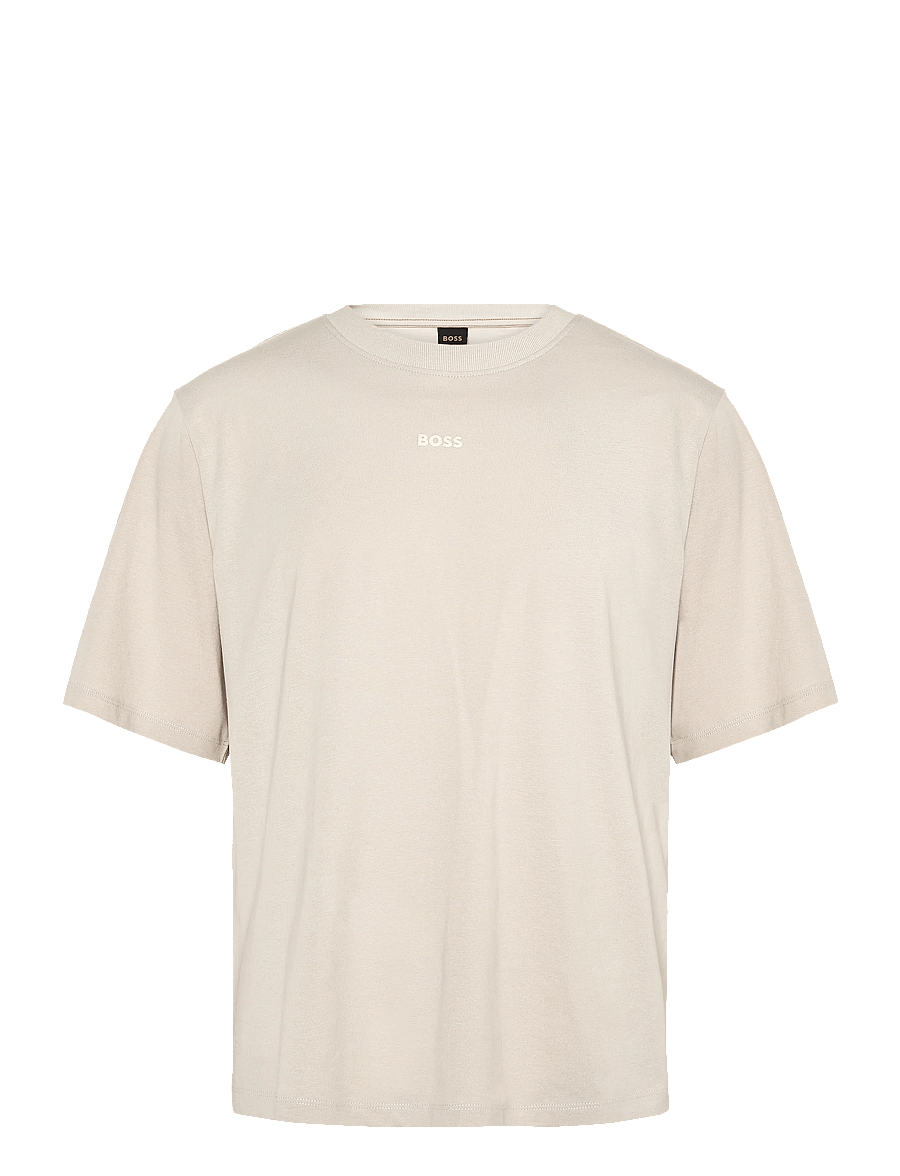 BOSS - C_Enis_Small_Logo - t-shirts - open beige - 0