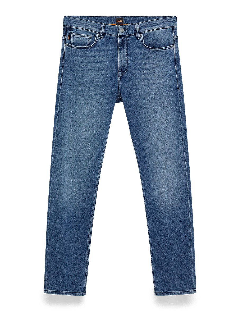 BOSS - DELAWARE BO - slim jeans - medium blue - 1