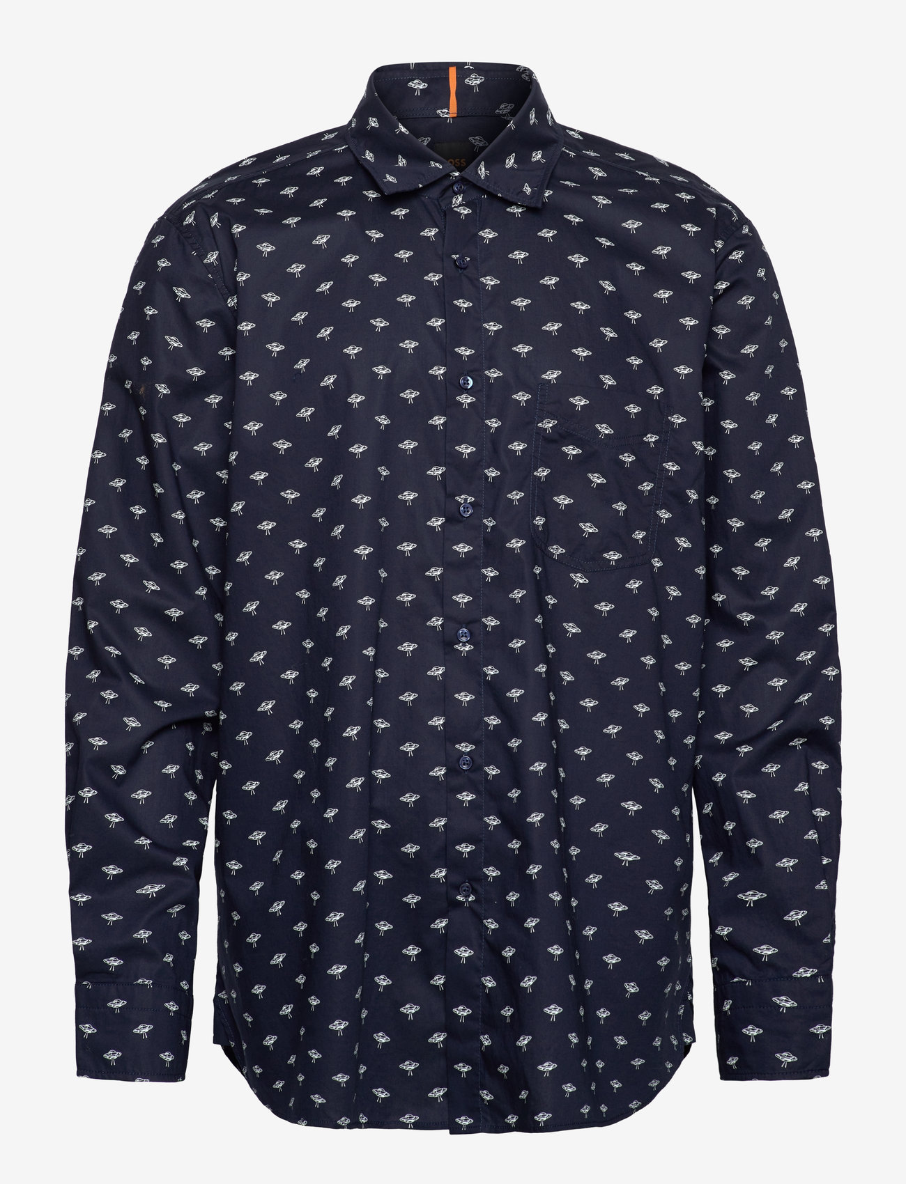 BOSS - Remiton_M - mønstrede skjorter - dark blue - 0