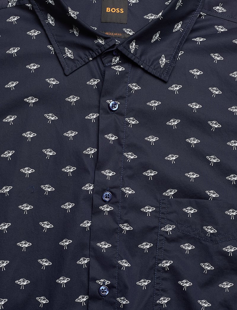 BOSS - Remiton_M - mønstrede skjorter - dark blue - 2