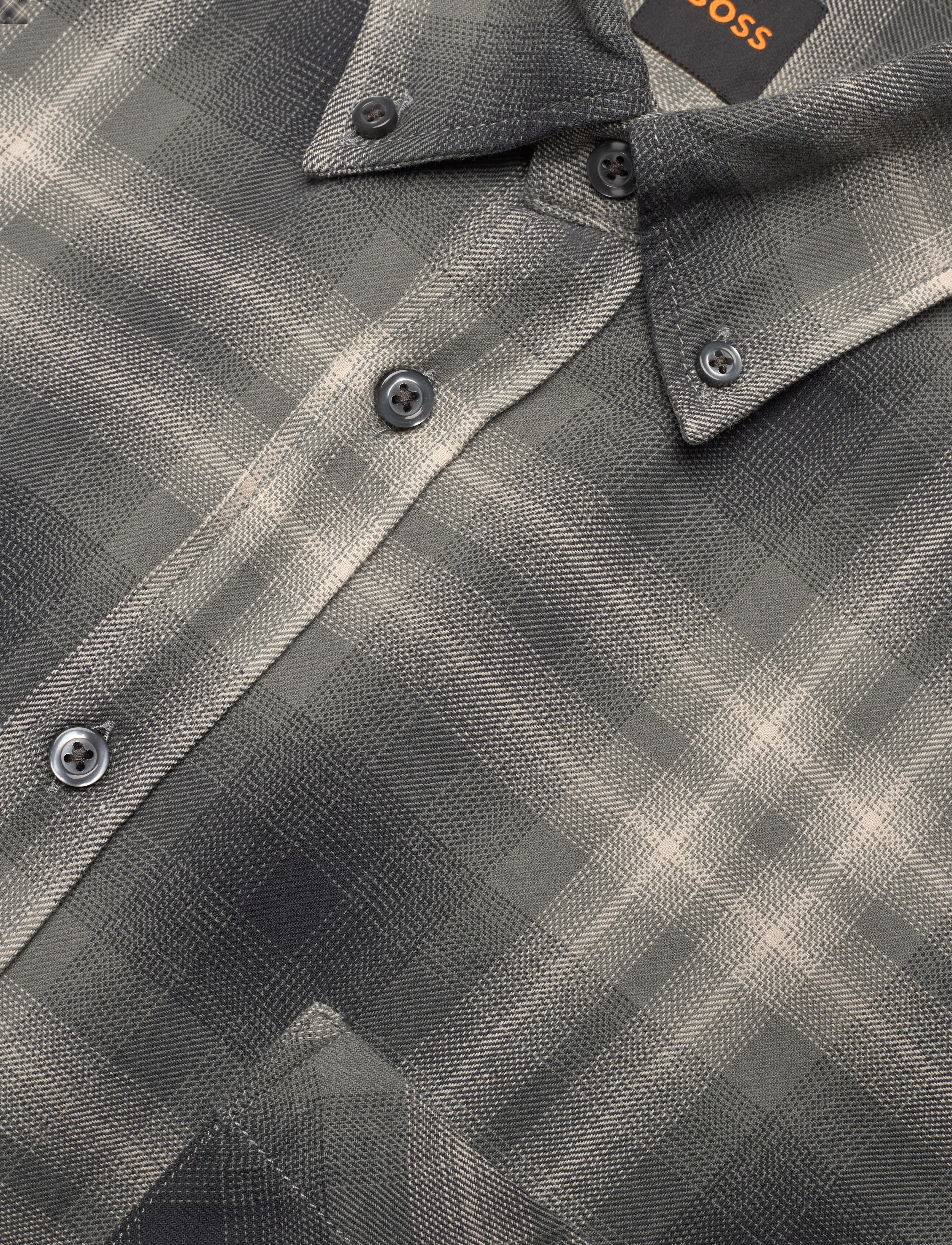 BOSS - Rickert_M - checkered shirts - open grey - 3