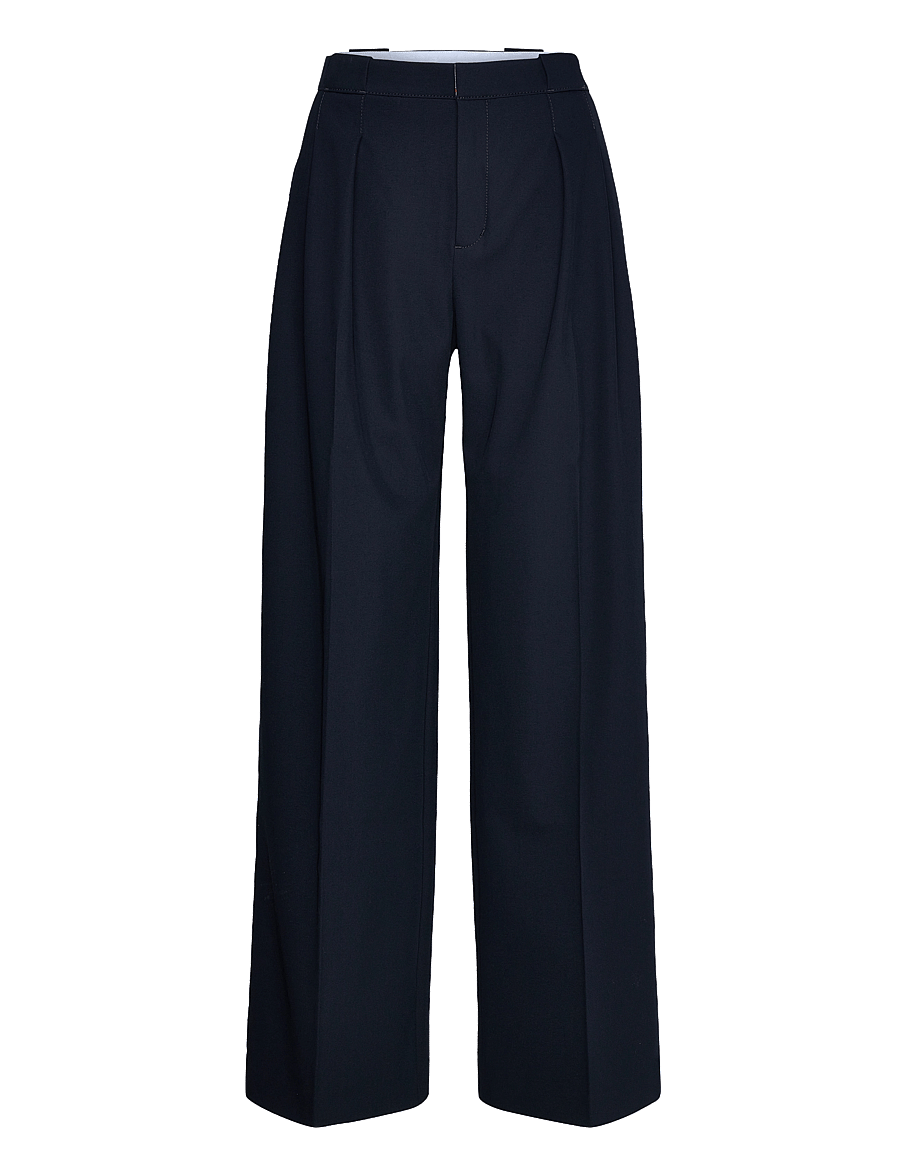 BOSS - C_Tansura - wide leg trousers - dark blue - 0