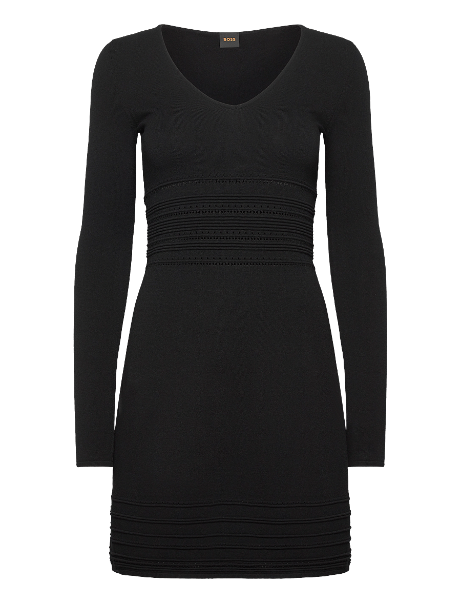 BOSS - C_Fudino - knitted dresses - black - 0