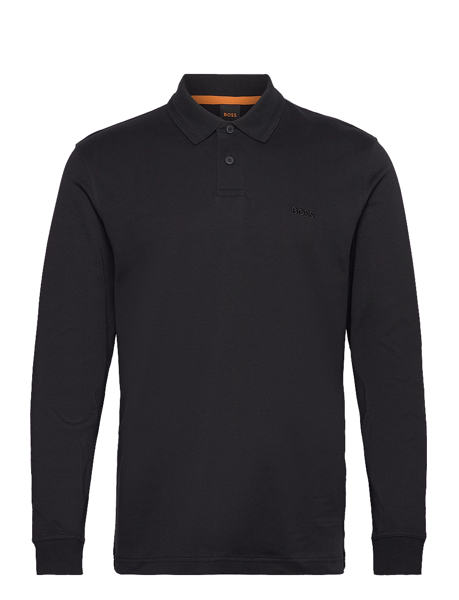 BOSS - Pe_interlock_long - langärmelig - black - 0