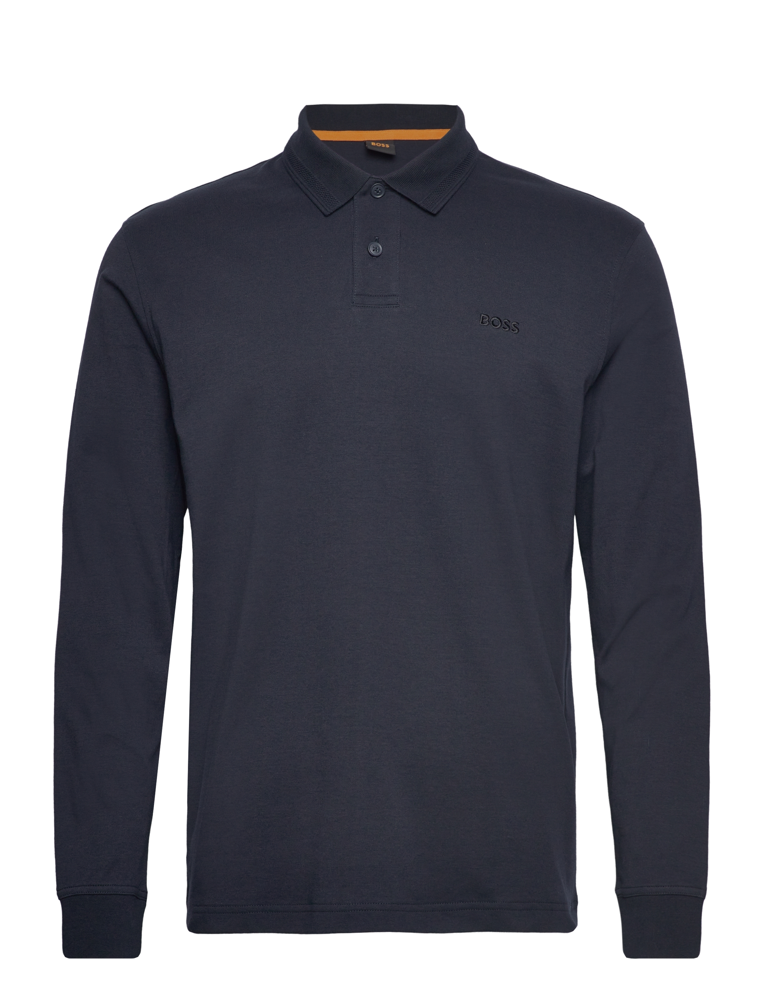 Long-sleeved polo shirt in cotton with logo detail 3