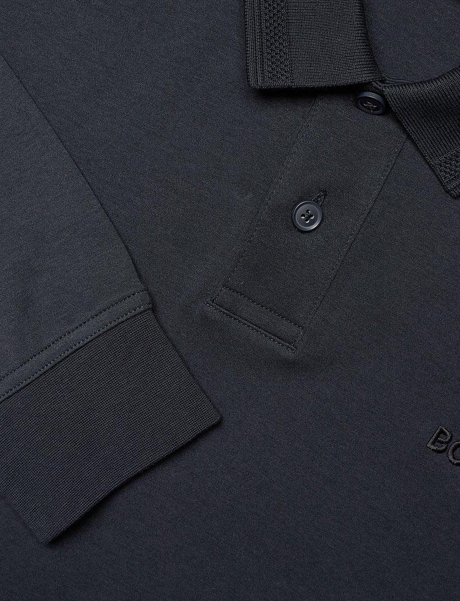 BOSS - Pe_interlock_long - langärmelig - dark blue - 2