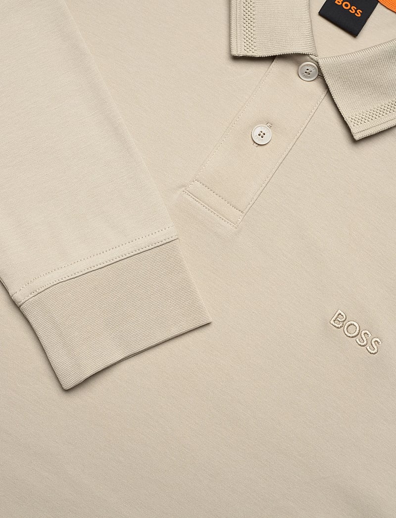 BOSS - Pe_interlock_long - langärmelig - light beige - 2