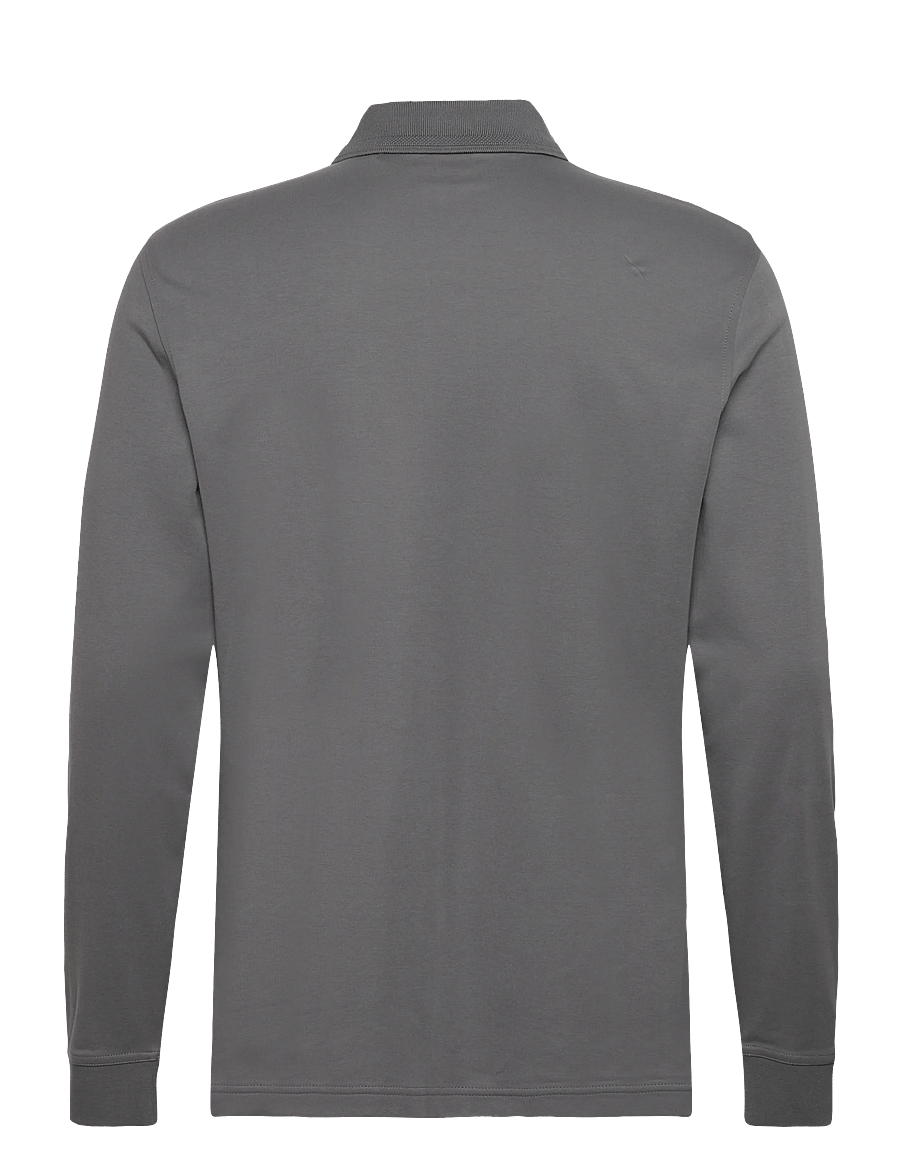 BOSS - Pe_interlock_long - langärmelig - open grey - 1