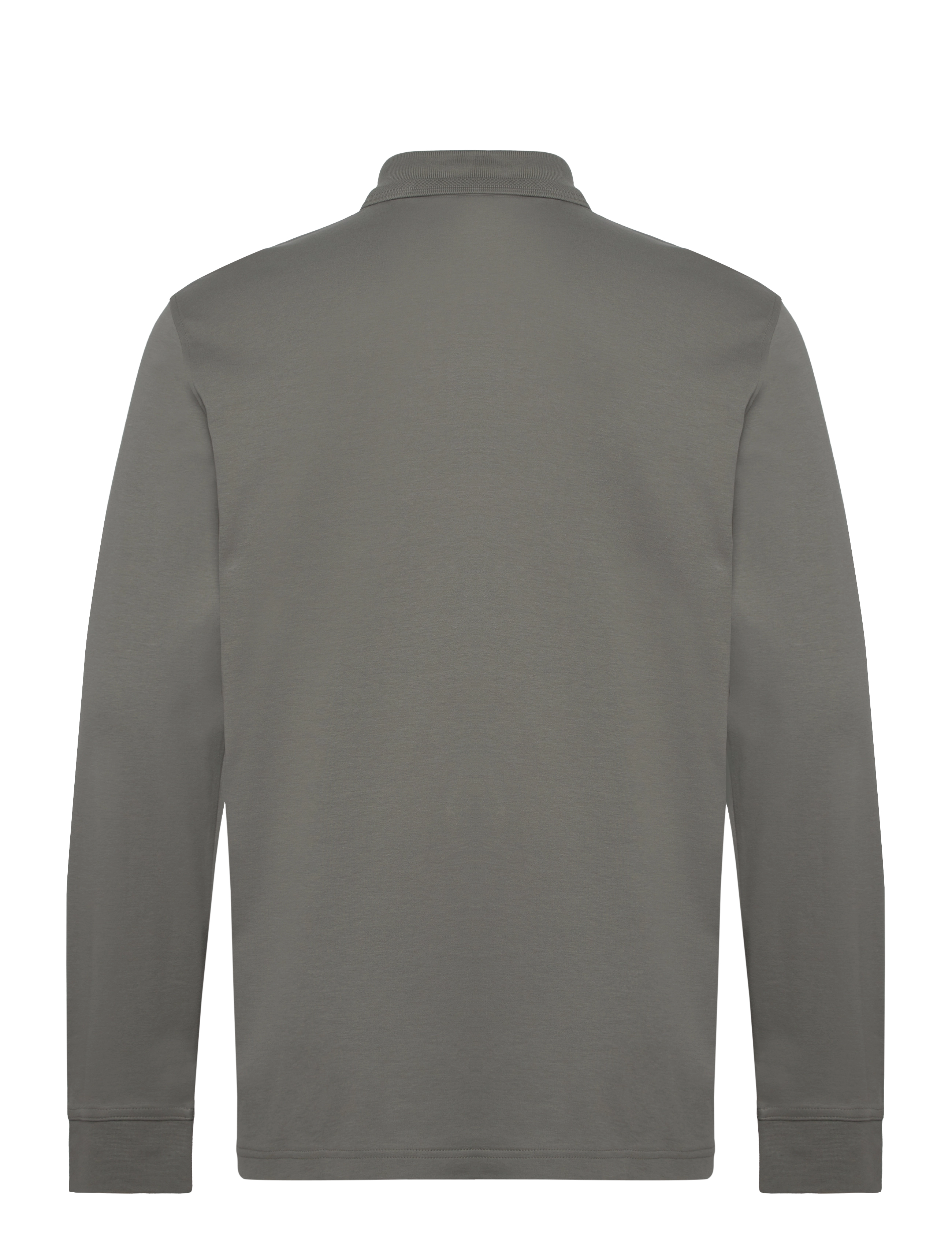 BOSS - Pe_interlock_long - langärmelig - open grey - 1