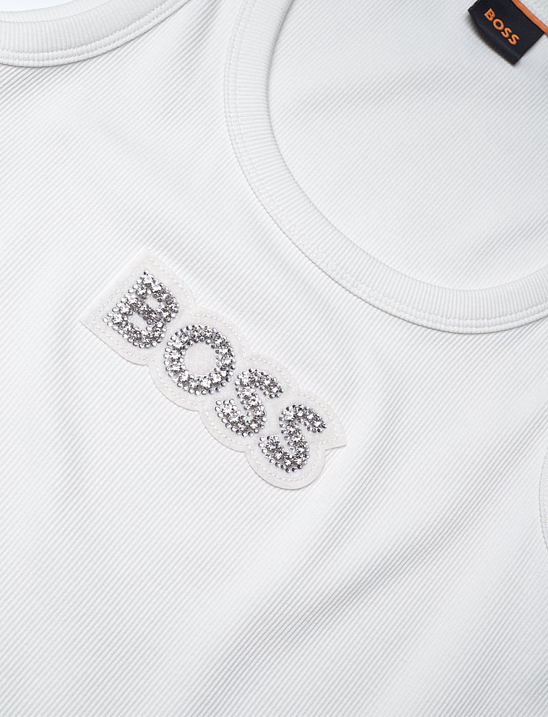 BOSS - C_Ematite_stonebadge - topid ja varrukateta alussärgid - open white - 2