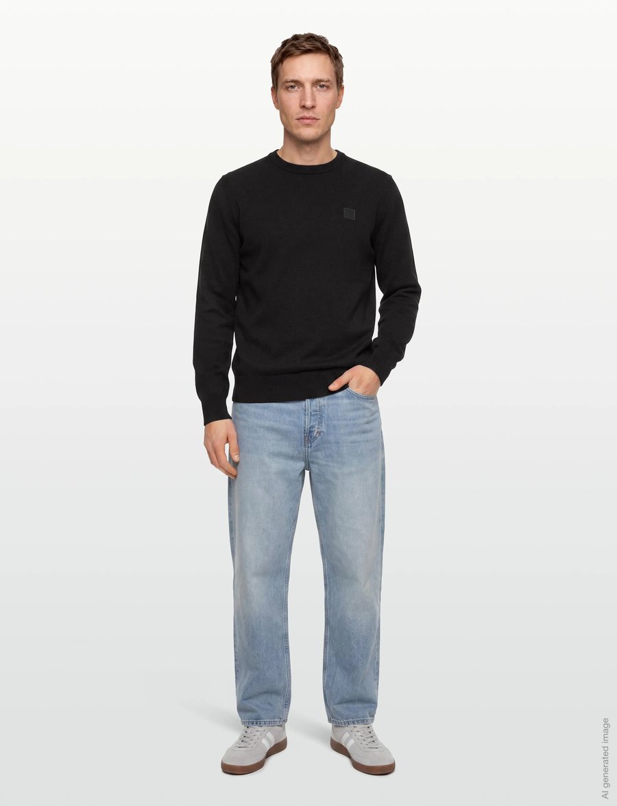 BOSS - Kanovano_S - rundhals - black - 0